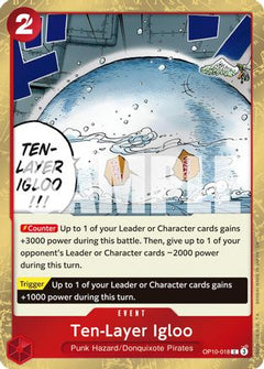 Ten-Layer Igloo (Pirate Foil) (OP10-018) [Premium Booster -The Best- Vol. 2] Foil - Deck Out Gaming