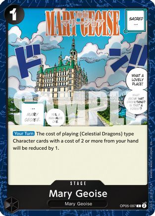 Mary Geoise (Pirate Foil) (OP05-097) [Premium Booster -The Best- Vol. 2] Foil - Deck Out Gaming