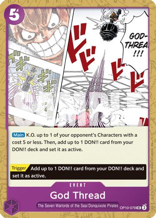 God Thread (Reprint) (OP10-079) [Premium Booster -The Best- Vol. 2] - Deck Out Gaming