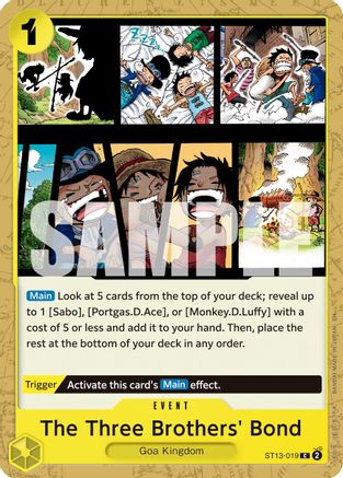 The Three Brothers' Bond (Reprint) (ST13-019) [Premium Booster -The Best- Vol. 2] - Deck Out Gaming
