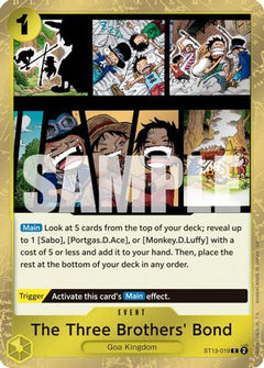 The Three Brothers' Bond (Pirate Foil) (ST13-019) [Premium Booster -The Best- Vol. 2] Foil - Deck Out Gaming