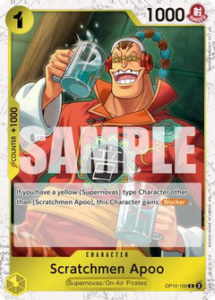 Scratchmen Apoo - OP10-108 (Pirate Foil) (OP10-108) [Premium Booster -The Best- Vol. 2] Foil - Deck Out Gaming