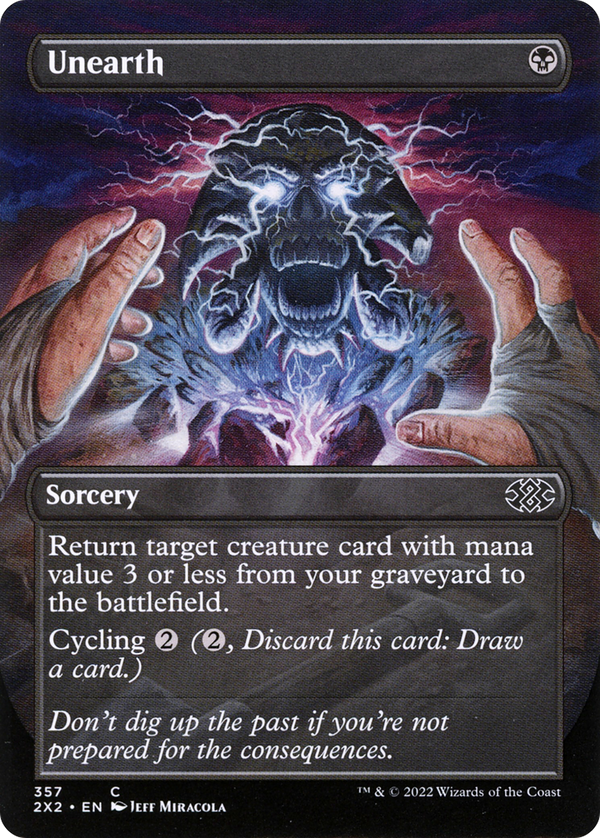 Unearth (Borderless) (357) [Double Masters 2022] - Deck Out Gaming