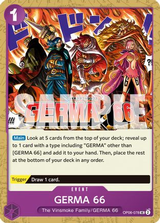 GERMA 66 (Reprint) (OP06-078) [Premium Booster -The Best- Vol. 2] - Deck Out Gaming