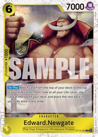 Edward.Newgate - ST13-004 (Pirate Foil) (ST13-004) [Premium Booster -The Best- Vol. 2] Foil - Deck Out Gaming