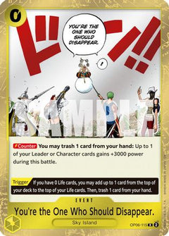 You're the One Who Should Disappear (Reprint) (OP06-115) [Premium Booster -The Best- Vol. 2] Foil - Deck Out Gaming