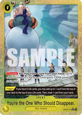 You're the One Who Should Disappear (Alternate Art) (OP06-115) [Premium Booster -The Best- Vol. 2] Foil - Deck Out Gaming