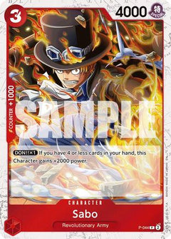 Sabo - P-044 (Pirate Foil) (P-044) [Premium Booster -The Best- Vol. 2] Foil - Deck Out Gaming