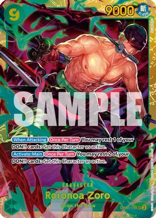 Roronoa Zoro - OP06-118 (Reprint) (OP06-118) [Premium Booster -The Best- Vol. 2] Foil - Deck Out Gaming