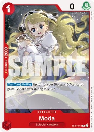 Moda (Reprint) (OP07-014) [Premium Booster -The Best- Vol. 2] - Deck Out Gaming