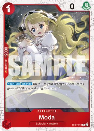 Moda (Pirate Foil) (OP07-014) [Premium Booster -The Best- Vol. 2] Foil - Deck Out Gaming