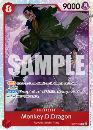 Monkey.D.Dragon (Reprint) (OP07-015) [Premium Booster -The Best- Vol. 2] Foil - Deck Out Gaming