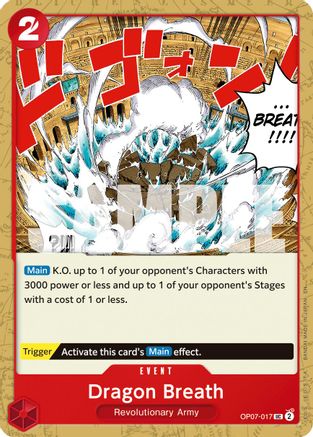 Dragon Breath (Reprint) (OP07-017) [Premium Booster -The Best- Vol. 2] - Deck Out Gaming