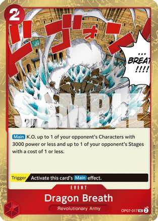 Dragon Breath (Pirate Foil) (OP07-017) [Premium Booster -The Best- Vol. 2] Foil - Deck Out Gaming
