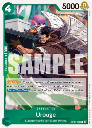 Urouge (Reprint) (OP07-021) [Premium Booster -The Best- Vol. 2] - Deck Out Gaming