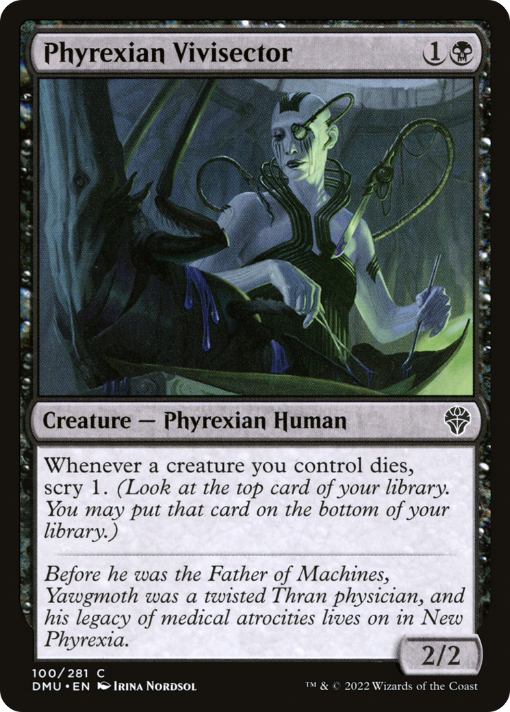 Phyrexian Vivisector (100) [Dominaria United] foil - Deck Out Gaming