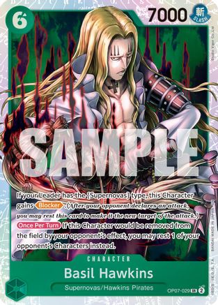 Basil Hawkins - OP07-029 (Reprint) (OP07-029) [Premium Booster -The Best- Vol. 2] Foil - Deck Out Gaming
