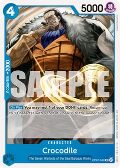 Crocodile - OP07-040 (Reprint) (OP07-040) [Premium Booster -The Best- Vol. 2] - Deck Out Gaming