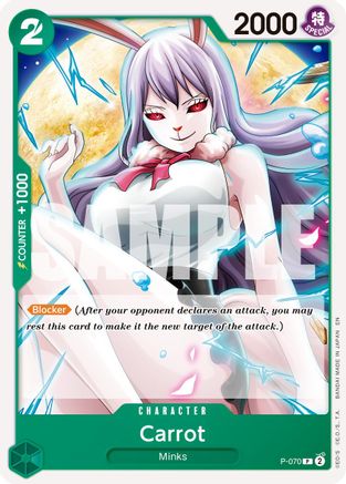 Carrot - P-070 (Reprint) (P-070) [Premium Booster -The Best- Vol. 2] - Deck Out Gaming