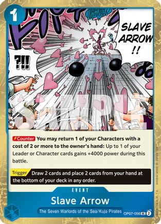 Slave Arrow (Pirate Foil) (OP07-056) [Premium Booster -The Best- Vol. 2] Foil - Deck Out Gaming
