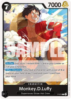 Monkey.D.Luffy - P-075 (Reprint) (P-075) [Premium Booster -The Best- Vol. 2] - Deck Out Gaming