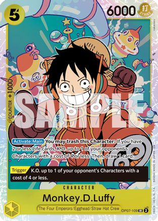 Monkey.D.Luffy - OP07-109 (Reprint) (OP07-109) [Premium Booster -The Best- Vol. 2] Foil - Deck Out Gaming