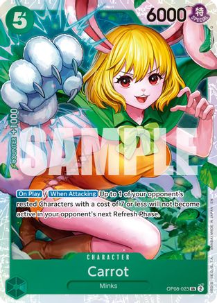 Carrot (Reprint) (OP08-023) [Premium Booster -The Best- Vol. 2] Foil - Deck Out Gaming