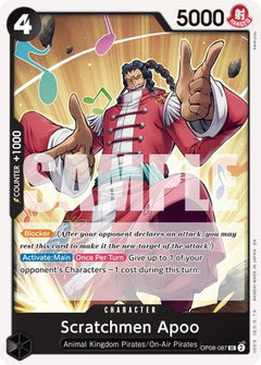 Scratchmen Apoo - OP08-087 (Reprint) (OP08-087) [Premium Booster -The Best- Vol. 2] - Deck Out Gaming