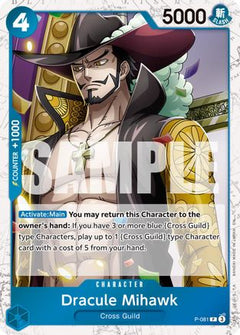 Dracule Mihawk - P-081 (Pirate Foil) (P-081) [Premium Booster -The Best- Vol. 2] Foil - Deck Out Gaming