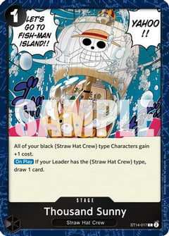 Thousand Sunny (Pirate Foil) (ST14-017) [Premium Booster -The Best- Vol. 2] Foil - Deck Out Gaming