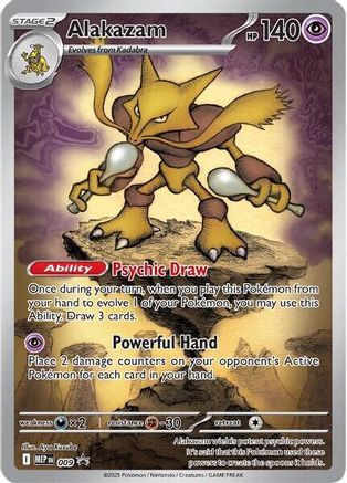 Alakazam - 009 (9) [ME: Mega Evolution Promo] Holofoil - Deck Out Gaming