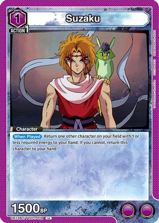 Suzaku (Box Topper Foil) (UE13BT/YYH-1-016) [UE13BT: Yu Yu Hakusho: Ghost Files] Foil - Deck Out Gaming