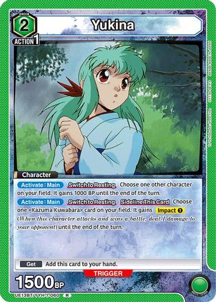 Yukina (Box Topper Foil) (UE13BT/YYH-1-060) [UE13BT: Yu Yu Hakusho: Ghost Files] Foil - Deck Out Gaming