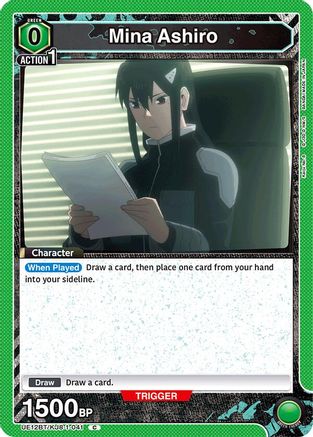 Mina Ashiro (041) (Box Topper Foil) (UE12BT/KJ8-1-041) [UE12BT: Kaiju No. 8] Foil - Deck Out Gaming