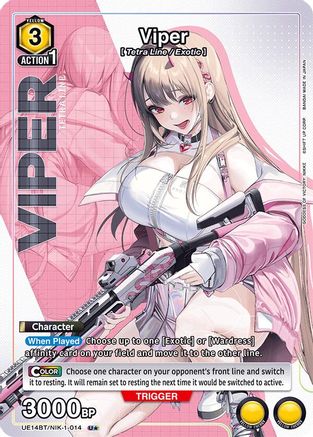 Viper (U*) (UE14BT/NIK-1-014) [UE14BT: GODDESS OF VICTORY: NIKKE] Foil