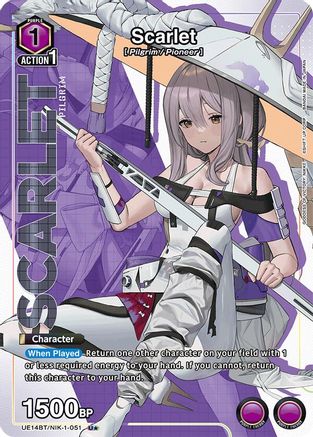 Scarlet (U*) (UE14BT/NIK-1-051) [UE14BT: GODDESS OF VICTORY: NIKKE] Foil