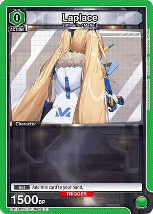 Laplace (090) (Box Topper Foil) (UE14BT/NIK-1-090) [UE14BT: GODDESS OF VICTORY: NIKKE] Foil - Deck Out Gaming