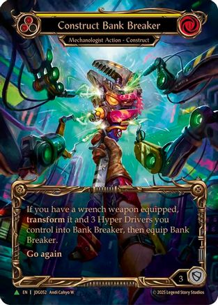 Construct Bank Breaker - JDG052 (JDG052) [Flesh and Blood: Promo Cards] Cold Foil - Deck Out Gaming