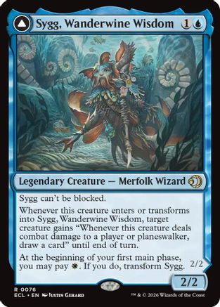 Sygg, Wanderwine Wisdom (76) [Lorwyn Eclipsed] foil - Deck Out Gaming