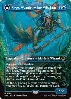 Sygg, Wanderwine Wisdom (Borderless) (288) [Lorwyn Eclipsed] - Deck Out Gaming