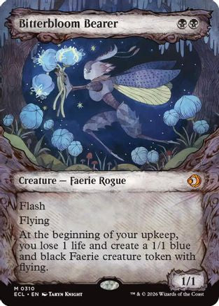 Bitterbloom Bearer (Showcase) (310) [Lorwyn Eclipsed] foil - Deck Out Gaming