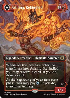 Ashling, Rekindled (Borderless) (290) [Lorwyn Eclipsed] foil - Deck Out Gaming