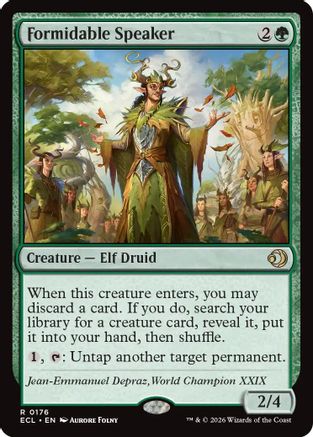 Formidable Speaker (176) [Lorwyn Eclipsed] foil - Deck Out Gaming
