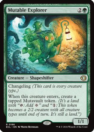 Mutable Explorer (186) [Lorwyn Eclipsed] foil - Deck Out Gaming
