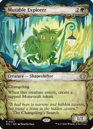 Mutable Explorer (Showcase) (327) [Lorwyn Eclipsed] foil - Deck Out Gaming