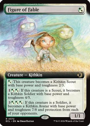 Figure of Fable (Extended Art) (372) [Lorwyn Eclipsed] - Deck Out Gaming