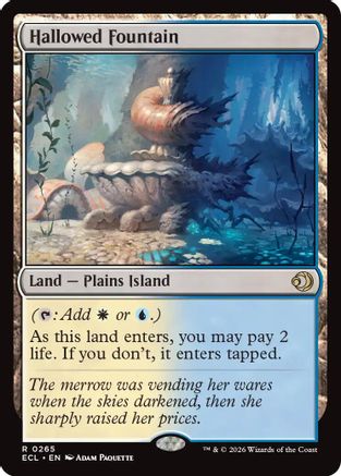 Hallowed Fountain (265) [Lorwyn Eclipsed] - Deck Out Gaming