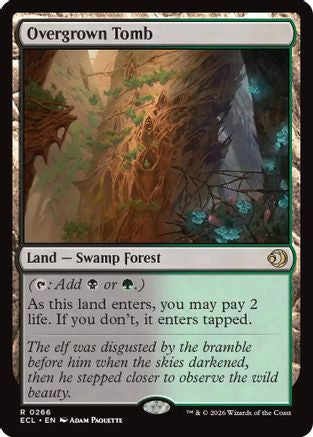 Overgrown Tomb (266) [Lorwyn Eclipsed] foil - Deck Out Gaming