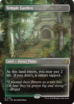Temple Garden (Borderless) (351) [Lorwyn Eclipsed] - Deck Out Gaming