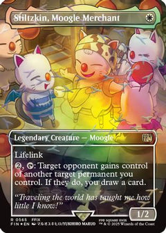 Stiltzkin, Moogle Merchant (Borderless) (Chocobo Track Foil) (565) [FINAL FANTASY] foil - Deck Out Gaming